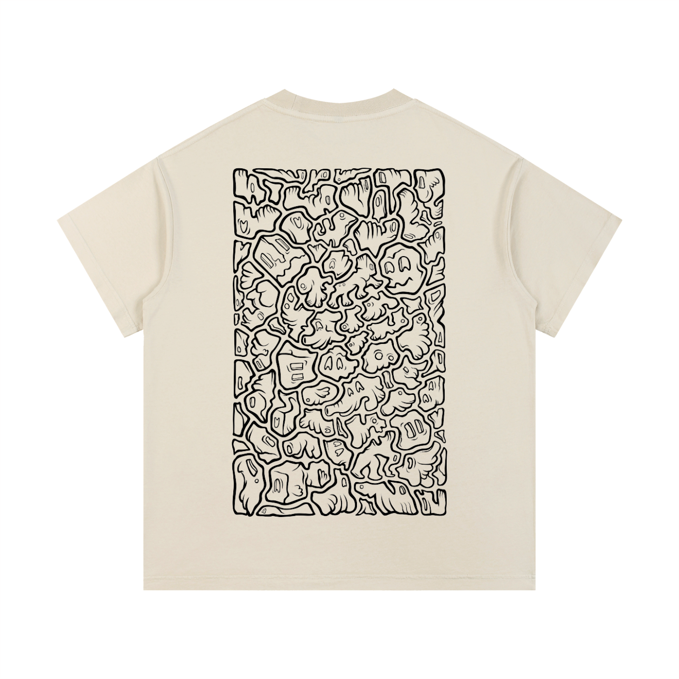 The Cubefish Series: Vintage Wash Cotton T-Shirt